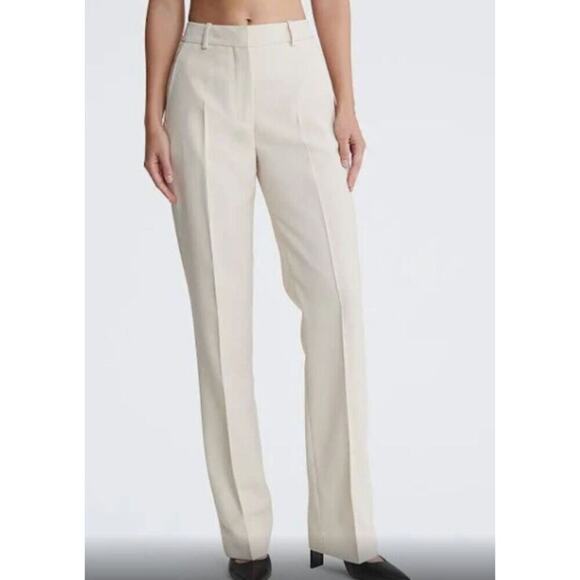 Calvin Klein Women's Slim Straight Woven Pants size 8 - Picture 1 of 6